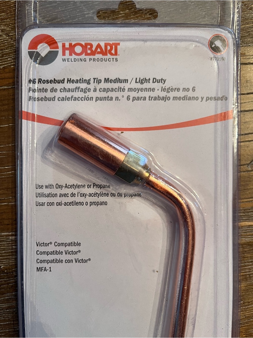 Hobart Copper Heating Tip Nozzle - Copper/Brass - Picture 2 of 3